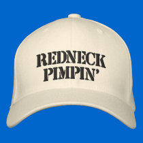 REDNECK PIMPIN' embroidered hats