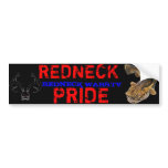 REDNECK PRIDE DUCK BUCK BUMPER STICKER