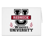 Redneck Women's Greeting Card