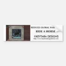 REDUCE GLOBAL WARMING, R... - Customized Bumper Stickers