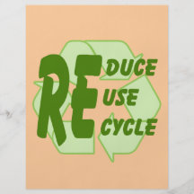 Reduce ReUse Recycle 2 Flyers