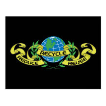 Reduce Reuse Recycle (2) Post Cards