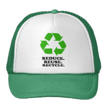 Reduce, Reuse, Recycle - Green Living Hat