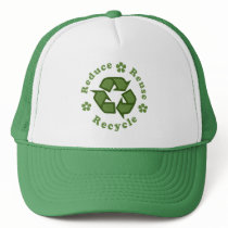 Reduce Reuse Recycle Hat