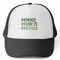 Reduce Reuse Recycle Mesh Hats