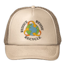 Reduce Reuse Recycle Hats