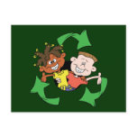 Reduce Reuse Recycle Kids postcards