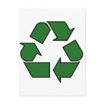 Reduce Reuse Recycle Logo Symbol Arrow 3R postcards