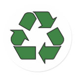 Reduce Reuse Recycle Logo Symbol Arrow 3R stickers