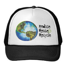 Reduce. Reuse, Recycle Mesh Hats