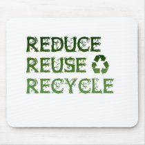 Reduce Reuse Recycle Mouse Pads