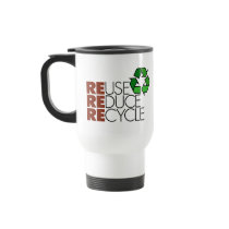 Reduce Reuse Recycle Mug
