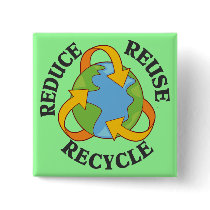 Reduce Reuse Recycle Pin