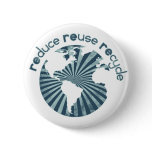 Reduce Reuse Recycle Planet Earth's Resources buttons
