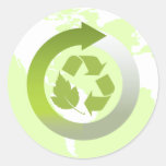 Reduce Reuse Recycle Planet Earth's Resources Stickers