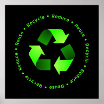 Reduce, Reuse, Recycle Poster