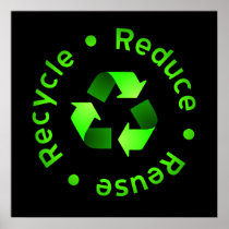 Reduce, Reuse, Recycle Poster