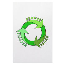 Reduce Reuse Recycle products! Personalized Stationery
