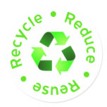 Reduce - Reuse - Recycle Sticker
