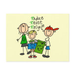 Reduce, Reuse, Recycle t-shirts and Gifts Post Card