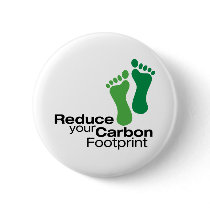 Reduce Your Carbon Footprint Pinback Button