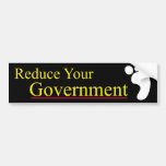 Reduce Your Government Footprint Bumper Stickers