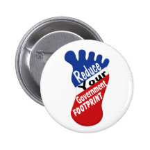 Reduce Your Government Footprint Pins