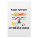 Reduce Your Junk Support Gene Splicing (RNA Humor) Stationery Paper