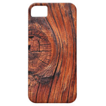 Redwood Wood Grain iPhone 5 Cases
