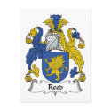 Reed Family Crest postcards