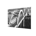 Reedsport, Oregon View of Bridge over Umpqua Canvas Print