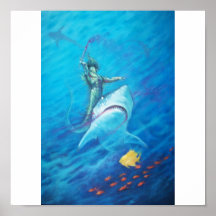 Reef Warrior Print