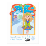 Reel Blonde Christmas Post Cards