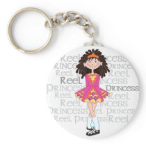 Reel Brunette Keychain
