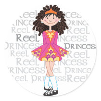 Reel Brunette Sticker