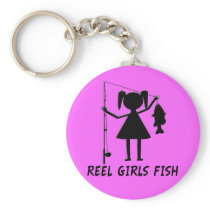 REEL GIRLS FISH KEYCHAINS
