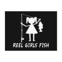 REEL GIRLS FISH! POSTCARDS
