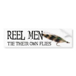 Reel Men Bumper Sticker