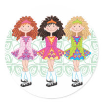 Reel Princesses Round Stickers