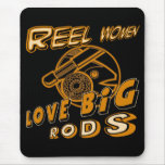 Reel Women Fishing T-shirts and Gifts mousepads