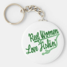 Reel Women Love Fishing womens outdoor Keychains