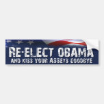 Réélisez Obama - anti élection d'Obama Adhésif Pour Voiture