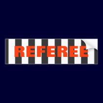 Referee bumper stickers