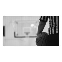 Referee Time out (Basketball) Black and WhitePhoto