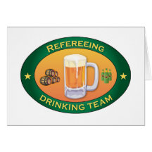 Refereeing Drinking Team Cards