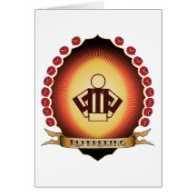 Refereeing Mandorla Greeting Cards