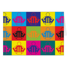 Refereeing Pop Art Greeting Card