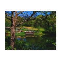 Reflection Across The Lake Postcard