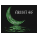 Reflection Crescent Moon On Lake Green Full Color Flyer