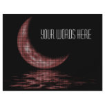 Reflection Crescent Moon On Lake Red Full Color Flyer